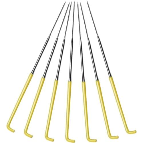 LMDZ Wool Felting Supplies Felting Needles Kit Needle Felting Tool with Plastic Box for Wool Felting (Yellow,S)
