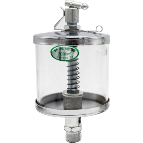 M8 M10 M12 M14 M16 Metric Male Thread Oil Cup Sight Gravity Drip Feed Oiler Lubricator Machine Tool Fittings