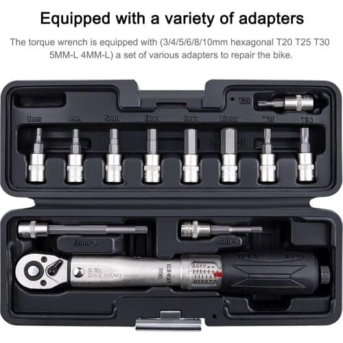 Bike Torque Wrench Set Anti-rust Durable Bicycle Repair Tool Set Tool Bike Repair Spanner Hand Tool Set