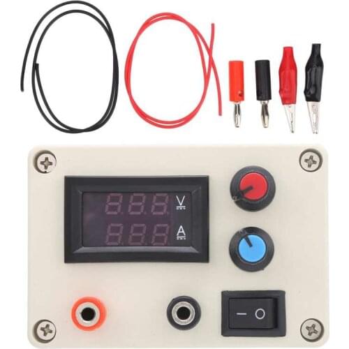 Voltage Regulator Adjustable Power Regulator Portable Constant Current/Voltage for Computer Maintenance 5A Voltage Controller