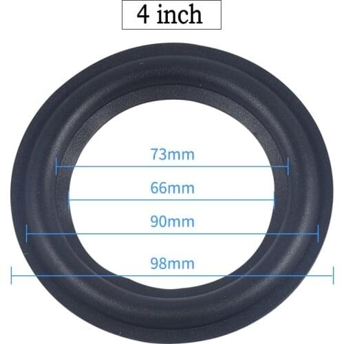 2PCS Speaker Rubber Surround Suspension Edge Sponge Repair Accessories for 4/5/6.5/8/10/ Speaker parts subwoofer bass tweeter