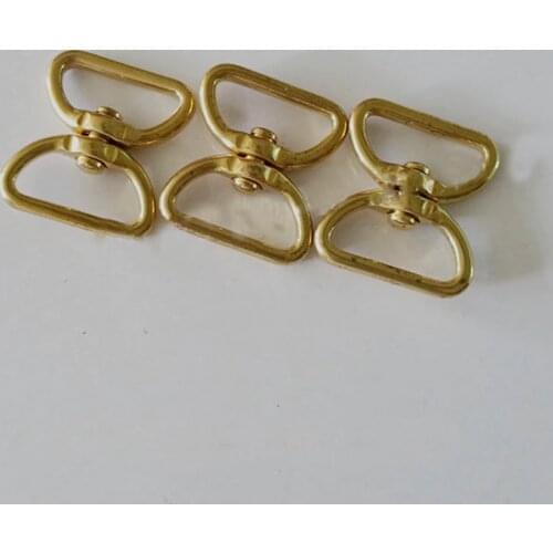 DIY leather craft rotate solid brass belt buckle 2pcs/lot inner 20mm