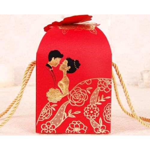 Red color gift bag packaging bag Wedding Birthday New year Party gift bag F20173880