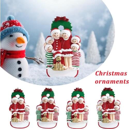 Christmas Tree Ornament Personalized Family Decor Pendant