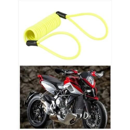 1.5M Anti Thief Motorbike Wheel Alarm Disc Lock Security Disc Brake Bag And Reminder Spring Cable Warning Rope Car Accessories