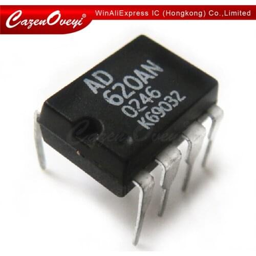 1pcs/lot AD620 AD620AN AD620ANZ DIP-8 In Stock
