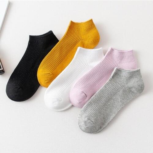 10 Pairs/Lot Women Socks Cotton High Quality Casual Breathable Boat Socks Short Female Ankle Sock Chaussettes Femme Calcetines