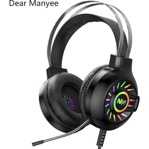 2021 M10 Headset Wired Headphones Laptop Desktop Computer Video Music Internet Pro With Hifi Bar Gamer Accessories Gaming