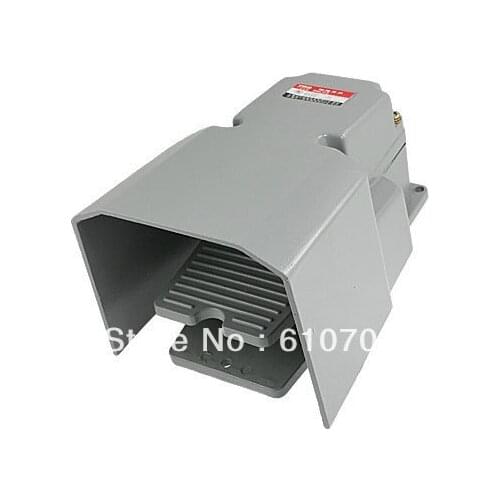 AC 250V 10A Nonslip Pedal Momentary On Off Covered Foot Control Switch