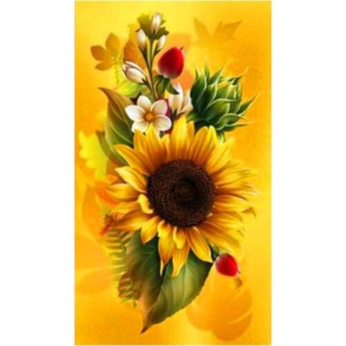 Sunflower DIY 5D Full Drill Diamond Painting Embroidery Cross Stitch Kit Rhinestone Home Decor Craft