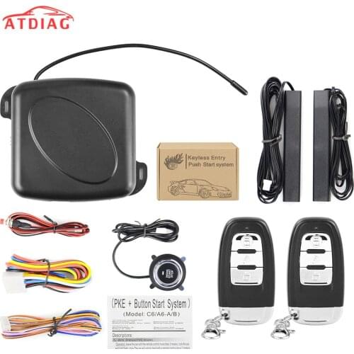 Best quality Car Alarm Remote Control Car Keyless Entry Engine Start Alarm System Push Button Remote Starter Stop Auto