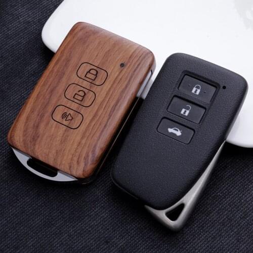 High quality key case Wooden Key case key case Car Key Shell Replacement for LEXUS NX ES IS RX LX (case only)
