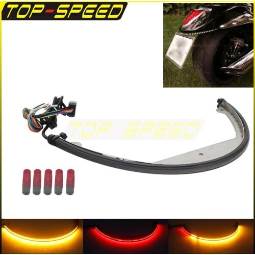 For 2006-2019 Suzuki Boulevard M109R M90 LED Taillights Fender Eliminator Kit Integrate Tail Brake Turn Signal Strobe Sequential