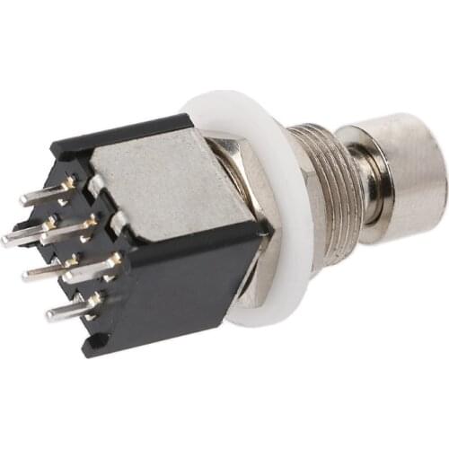 DPDT Momentary On(On) Foot Switch Guitar Effects Pedal Metal Stomp Box