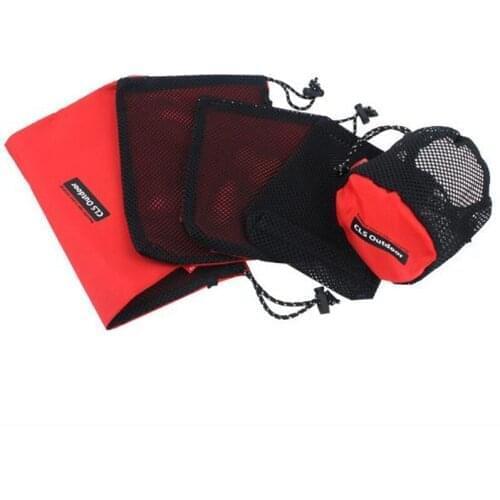 EDC Tool Storage Bag (10 sets) Hiking Small Pocket For Wind Rope Buckle Camping Gadget Pouch Outdoor Equipment