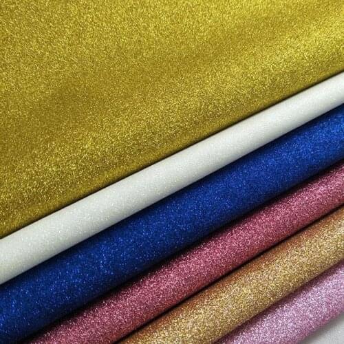 1 meter Elastic Gleam Faux Leather Color Waterproof Fabric For Sewing Dresses White Glitter Stretch Pu Metalic Fabric Kunstleder