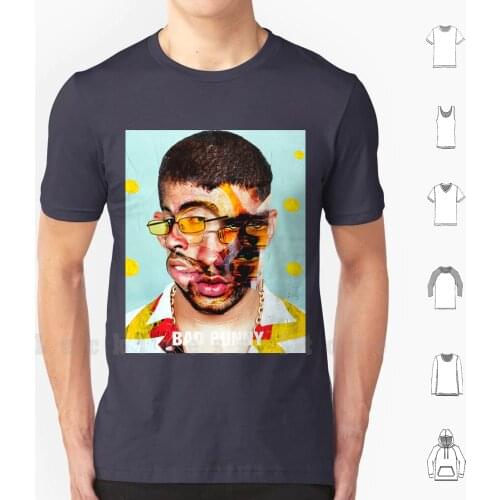 Bad Findingu Bunny T Shirt DIY 100% Cotton 6xl Bad Bunny New Hot Music Cartoon Party Night Us Band Electro Electronic