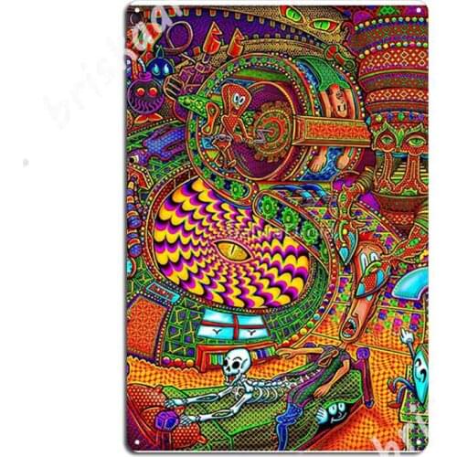 Carnival Of The Abyss Metal Signs Wall Mural Wall Printing Wall Decor Tin sign Posters