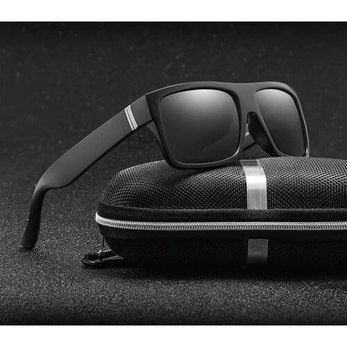 Square Sunglasses Men Polarized Fishing Driving Sport Sun Glasses for Men Male UV400 Black Eyewear Accessories