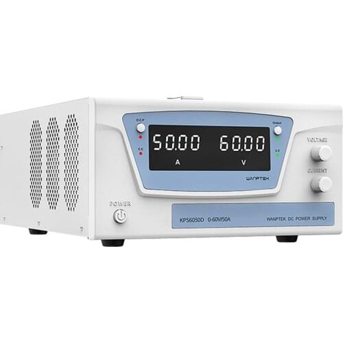 50A 60V 3KW DC Laboratory LED Digital Lab Bench Power DC Regulated Switching Power Supply KPS6050D For Product Aging Test