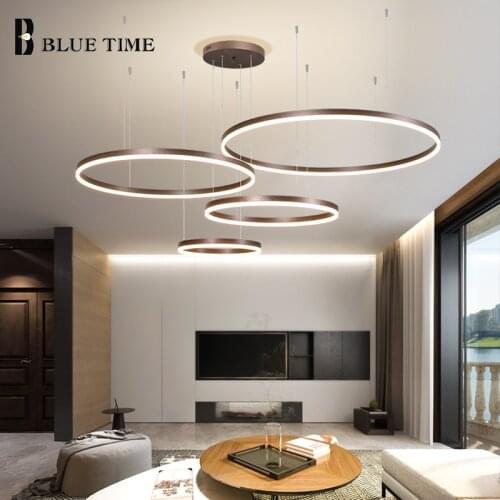 Minimalist LED Pendant Light For Home Lights Living Room Dining Room Kitchen Decor Light Indoor Hanging Pendant Lamps Gold Black