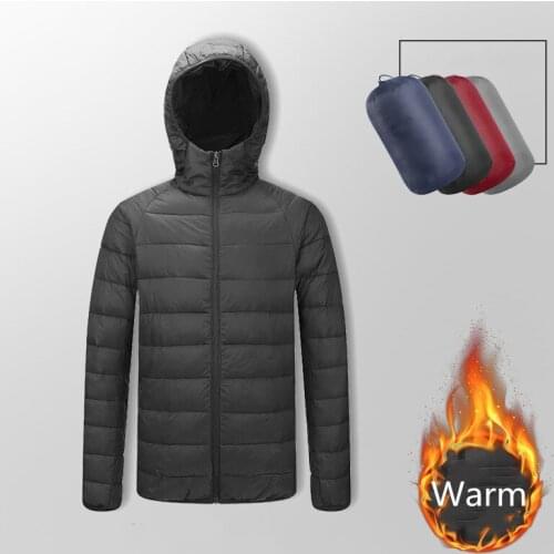 2021 Men High-end Brand New Hooded Cotton Jacket Mens Winter Thick Warm Jacket Male Classic Fashion All-match Lightweight Top