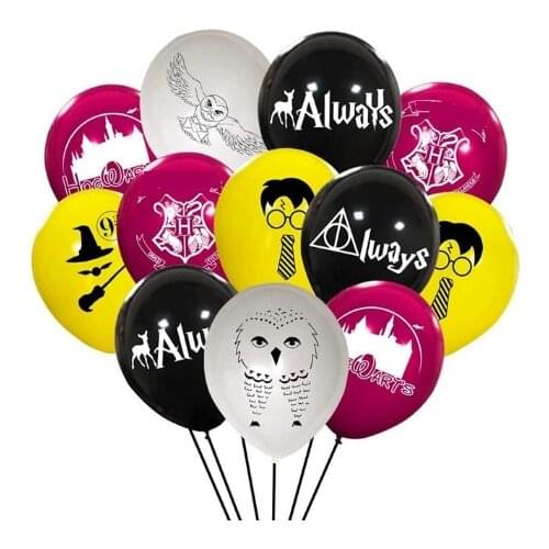20 pcs/set Harried Potter Balloon Set Magic Party Action Toys 12 inch Latex Balloon Childrens Birthday Party Decoration