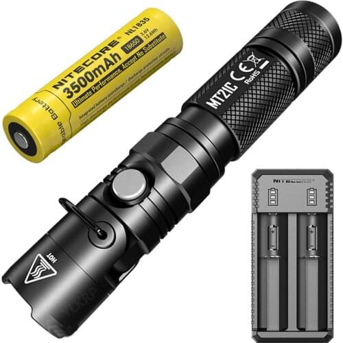 NITECORE MT21C 1000 Lumens L-type Multifunctional Work Light, Magnetic Tail Cover. Does Not Include Battery
