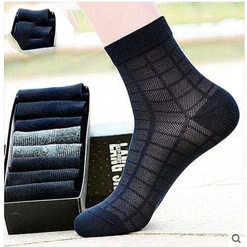 Socks male sock ultra-thin knee-high summer thin 100% commercial mens socks cotton anti-odor sweat absorbing male socks