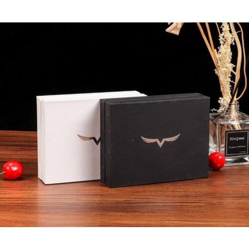 Custom logo gift box Packaging box with ribbon handle,Flap Lid Packaging Cardboard Bespoke Magnetic Closure Gift Box ---XP0813