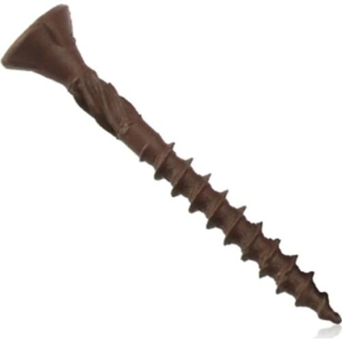 Carbonized Deck Screws 4x50 Flat Head Phillips Self Drilling Drive Wood Qty 100