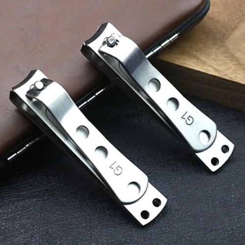 1pcs Stainless Steel Nail Clipper Professional Toenail Cutter Hard Nail Clippers Nail Art Tools Toe Clippers Nail Trimmer