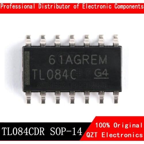 10PCS TL084CDT SOP14 TL084 SOP 084C SMD TL084CDR SOP-14 TL084C new and original IC