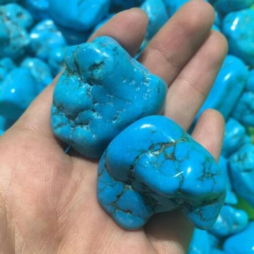 2pcs Natural Raw Turquoise Rough Stones Minerals and Stones Rough Gemstone Specimen for collection home decoration