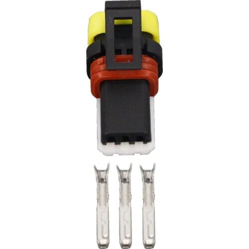 3 Pin Car Connector Headlight Height Adjustment Motor Plug Harness Connector DJ7035-0.6-21