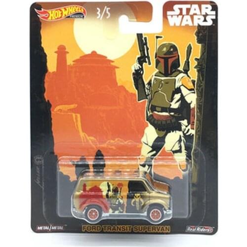 Hot wheels cars 1/64 FORD TRANSIT SUPERVAN pop culture series collectors edition small car model