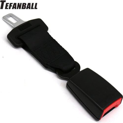 Car Seat Belt Extender Safety Seatbelt 21-22mm Long-lasting Black Seatbelt Extender Car Auto D Type With Safety Buckle
