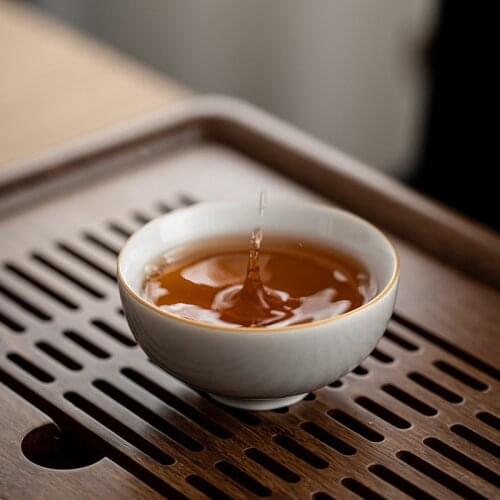 Ice Gray Glaze Cup Japanese Style Handmade Ceramic Kung Fu Tea Cup Tea Cup Home Bowls Master Cup Cup Teacups Small Ceramic Cups