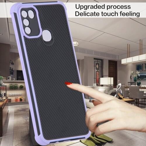 Case for Infinix Hot 10 Play,Hot 10 Case,Hot 10 Lite Case,TPU Bumper PC Back Shockproof Hybrid Camera Cover Phone Infinix Note 7