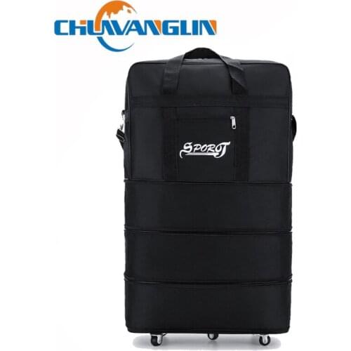 Chuwanglin Large Capacity Spinner Luggage Waterproof Men Women Oxford Trolley Case Travel Bag Rolling Luggage bag 5181340