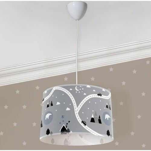Space Decorated Children 'S Room Pendant Lamp Chandelier Planet Earth Space Astronaut Baby Room Decoration