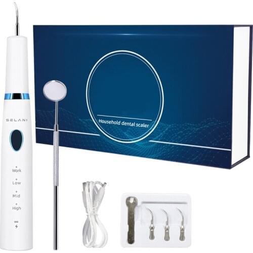 Intelligent Ultrasonic Tooth Cleaner Tartar Stains Dental Calculus Remover Teeth Whitening Device Electric Oral Irrigator