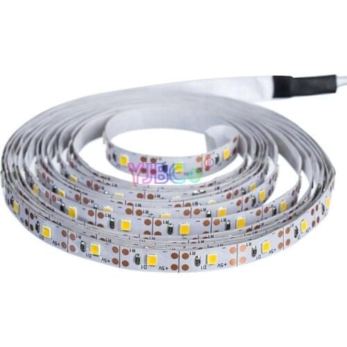 5M DC5V 60LEDs/M 2835 SMD Flexible LED Strip Light White/Warm White/Red/Green/Blue/RGB Ribbon Lamp Tape 8mm White PCB IP20/IP65