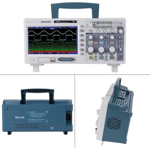 Hantek MSO5102D 100 MHz 2-Channel 1GSa / s Oscilloscope and Logic Analyzer 16-Channel 2-in-1 USB