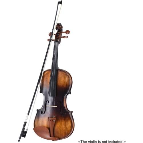 Well Balanced Carbon Fiber 4/4 Violin Fiddle Bow Round Stick Exquisite Horsehair Ebony Frog