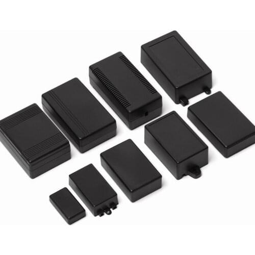 1Pcs ABS Plastic Project Box Waterproof Black DIY Housing Instrument Case Storage Case Enclosure Boxes Electronic Home Supplies