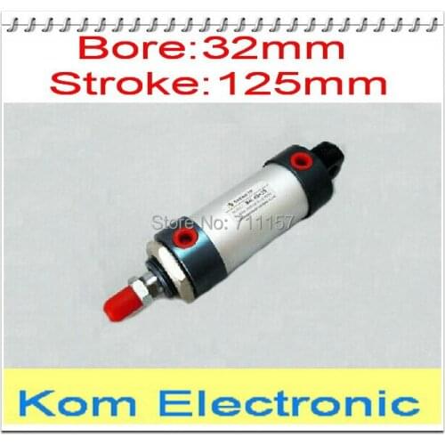 MAL 32*125 Series 32MM Bore 125MM Stroke Aluminium Alloy Pneumatic Mini Air Cylinder 1/8" Port Double Acting 32-125 32x125 mm