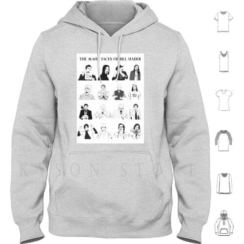 The Many Faces Of Bill Hader-Stickers / Poster / Dark Shirts Hoodies Long Sleeve Bill Hader Bill Hader Fanart