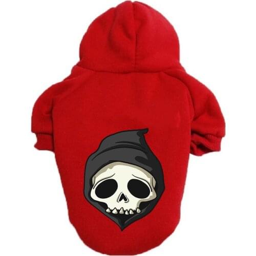 Halloween Pet Dog Clothes Hoodie, Large French Bulldog Schnauzer Warm Sweatshirt In Autumn Winter, Luxury Puppy Clothes XS-9XL