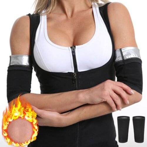 New Slimming Arm Shaper Sleeves (2-Pack) Slimmer Weight Loss Arm Fat Burner Arm Slimmer Sweat Clothes Sweat Clothes Accessories